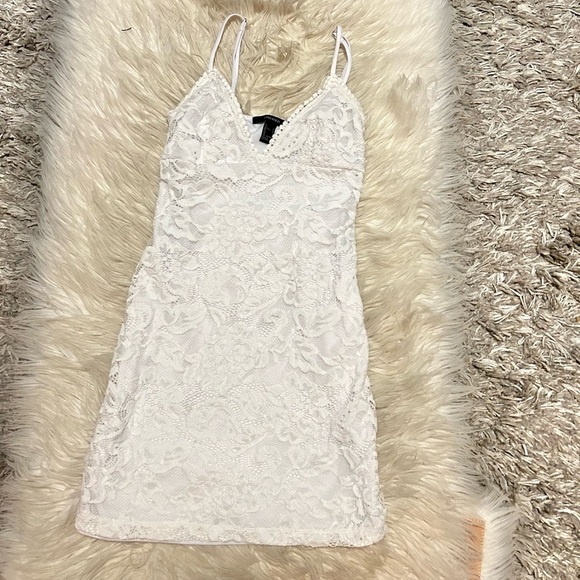 Forever 21 Dresses & Skirts - White Lace Mini Dress